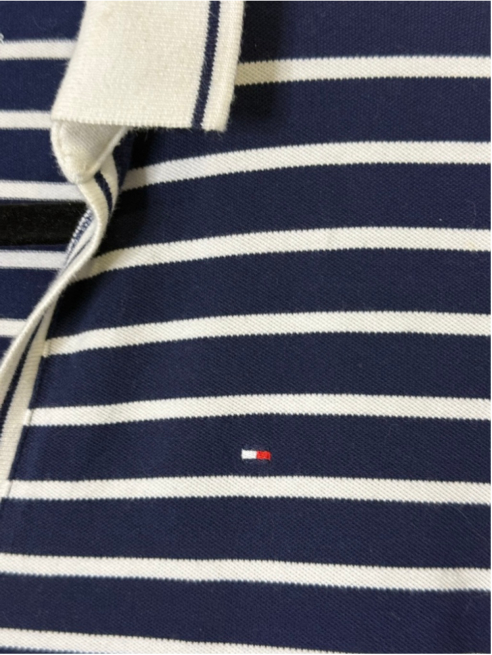 Tommy Hilfiger Navy White Stripe Polo Mini Dress M - Picture 3 of 7